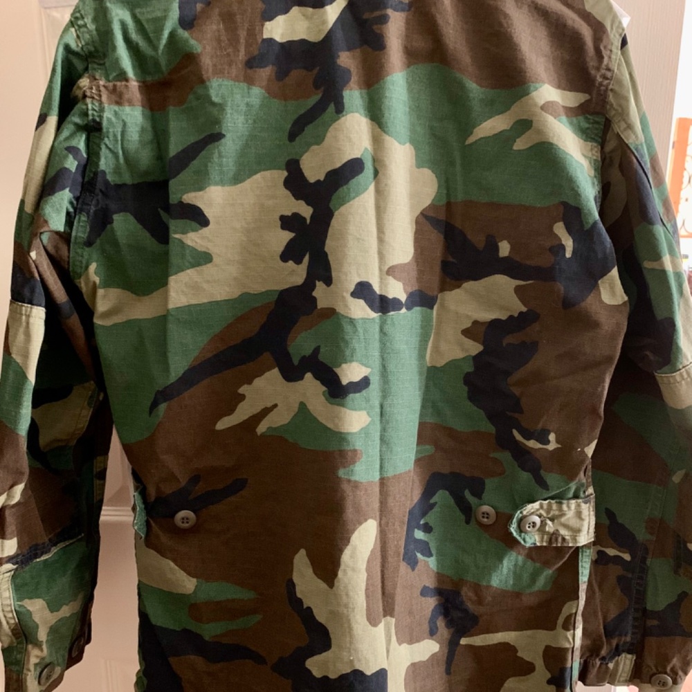Men’s USMC Camo Vintage Outdoor Jacket sz Small - Picture 4 of 5